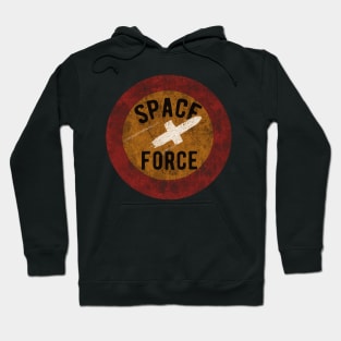 I Ain’t Goin Back | Retro Space Force Escape Badge Hoodie
